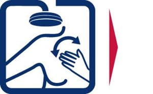 Iconos para ilustrar cómo aplicar Acondicionador Corporal Eucerin® Bajo la Ducha