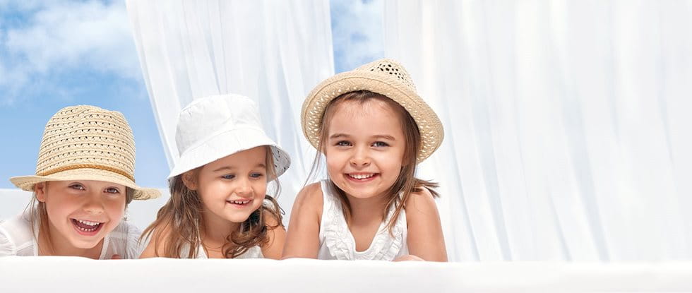 Sun protection for babies and children