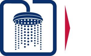 Iconos para ilustrar cómo aplicarse Acondicionador Corporal Eucerin® Bajo la Ducha